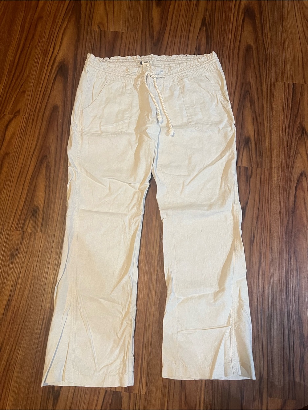 Women’s Drawstring Linen Blend Pants